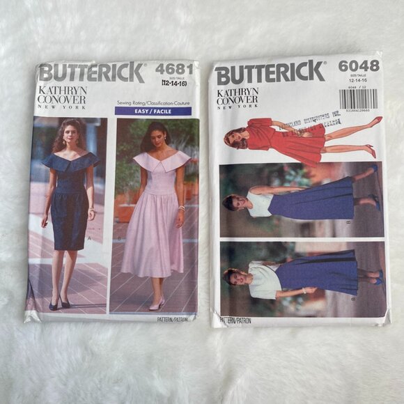 2 Butterick Kathryn Conover New York Sewing Patterns - Picture 1 of 5